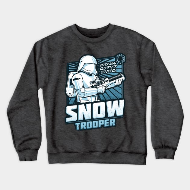 First Order Hero: Snowtrooper Crewneck Sweatshirt by CoryFreemanDesign